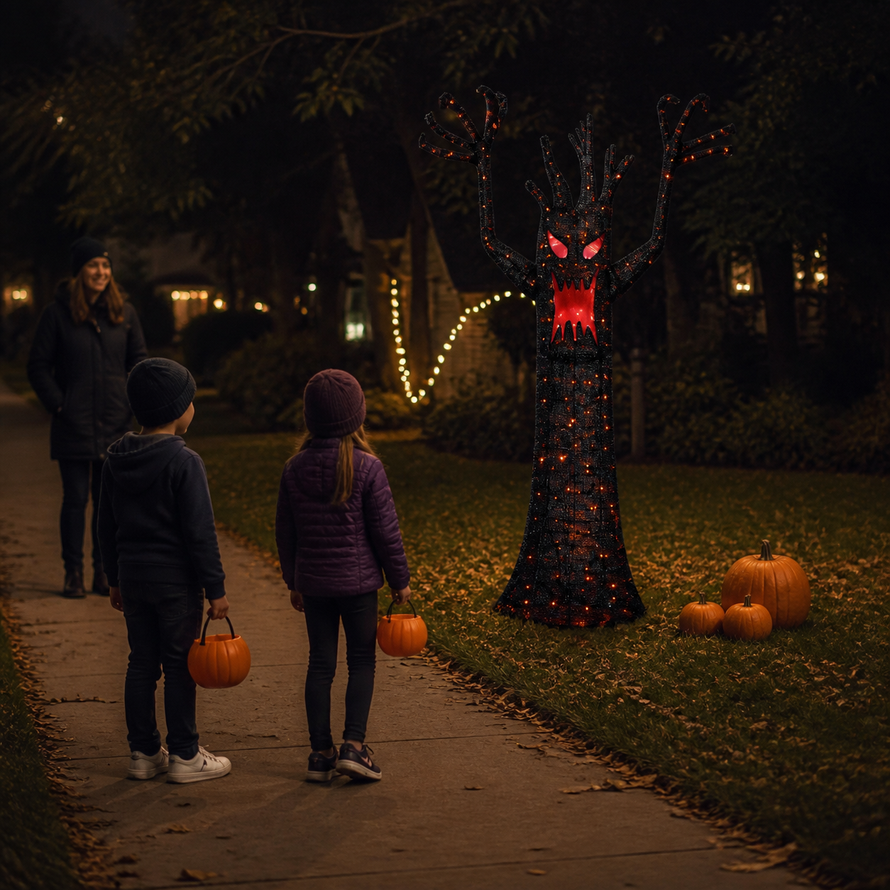Arbre fantôme animé à LED — vue 19