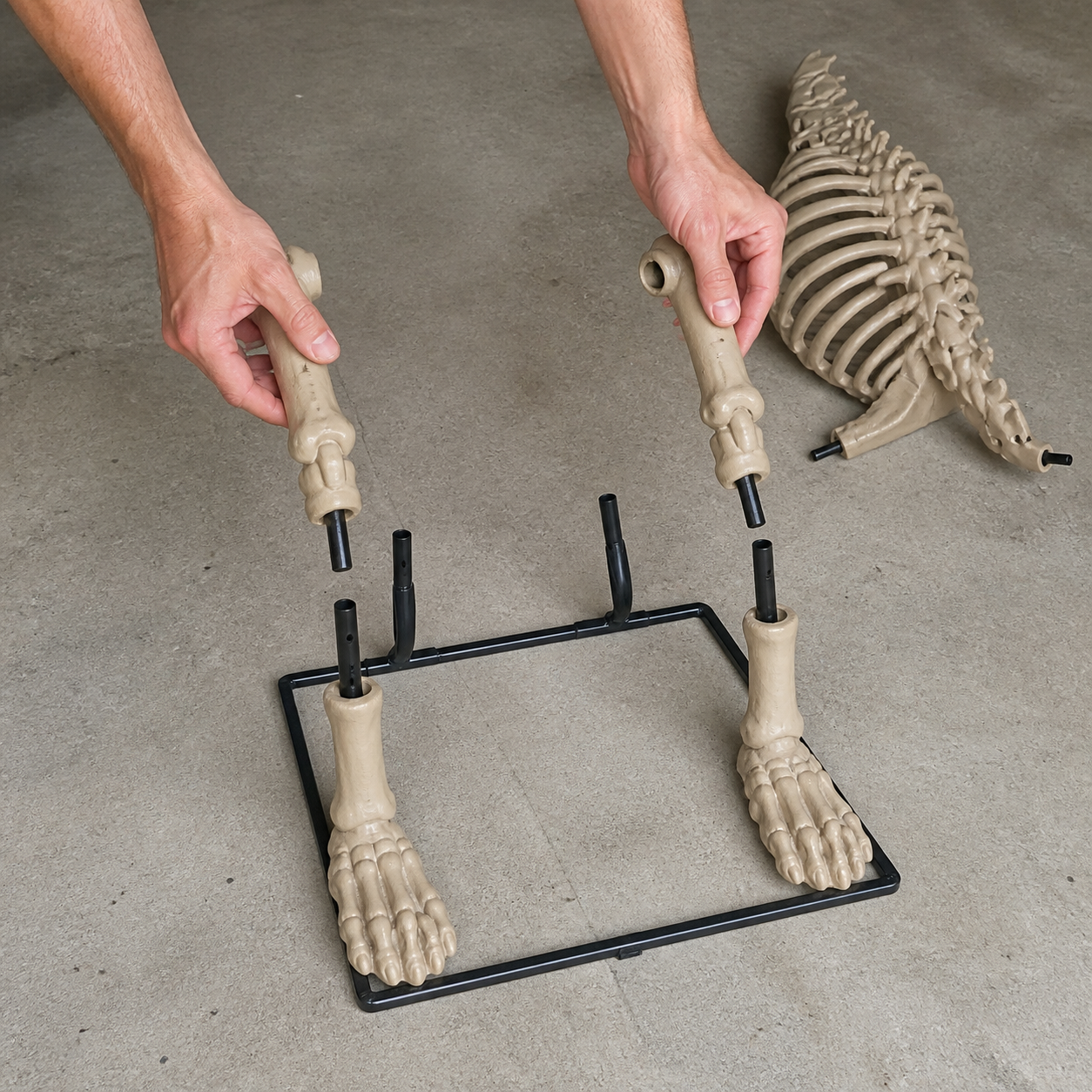 Alignement des pattes et des jambes avant