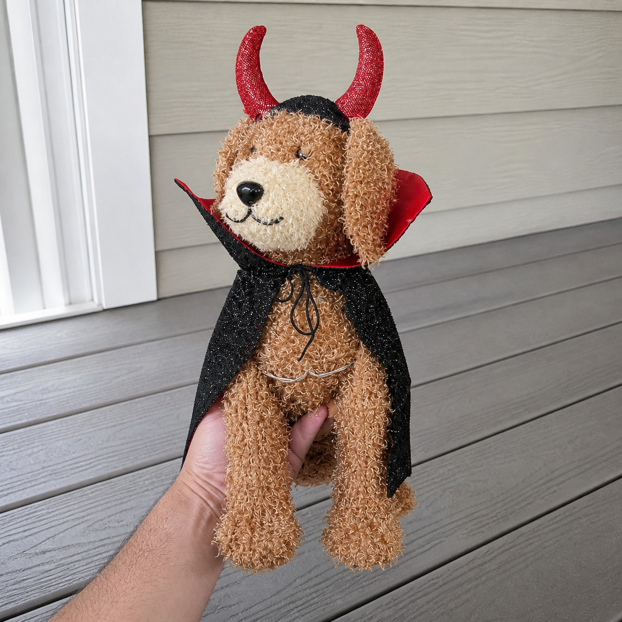 🐾 Chien Doodle lumineux diabolique de 71 cm - pr&eacute;sentation 13