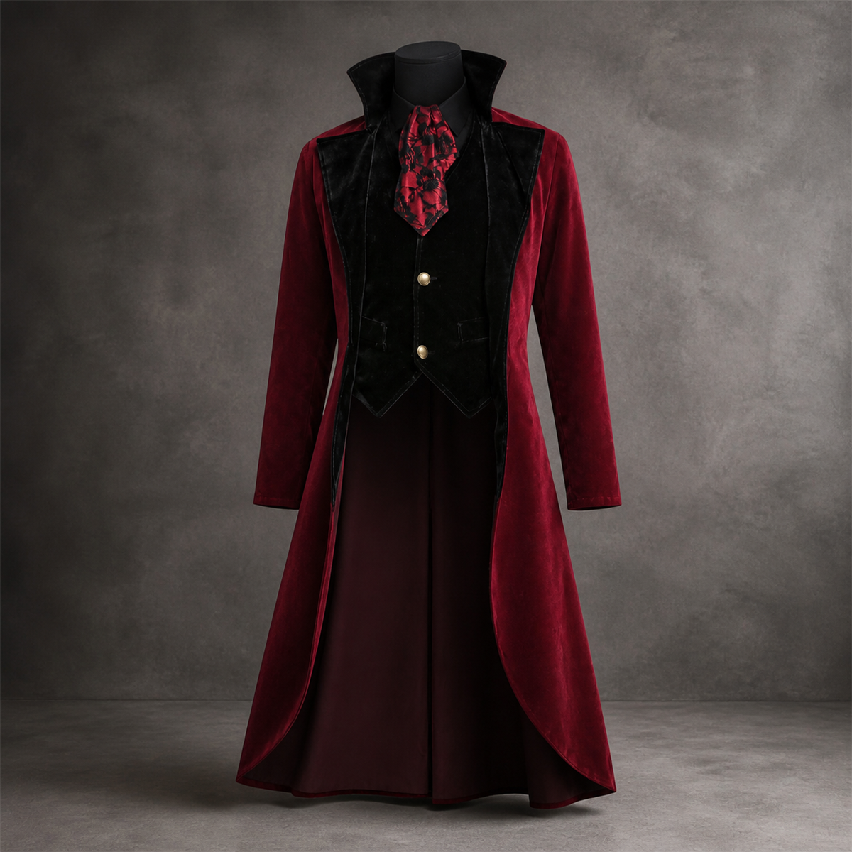 ✨ Élégance nocturne | Costume de vampire victorien pour homme - présentation 5
