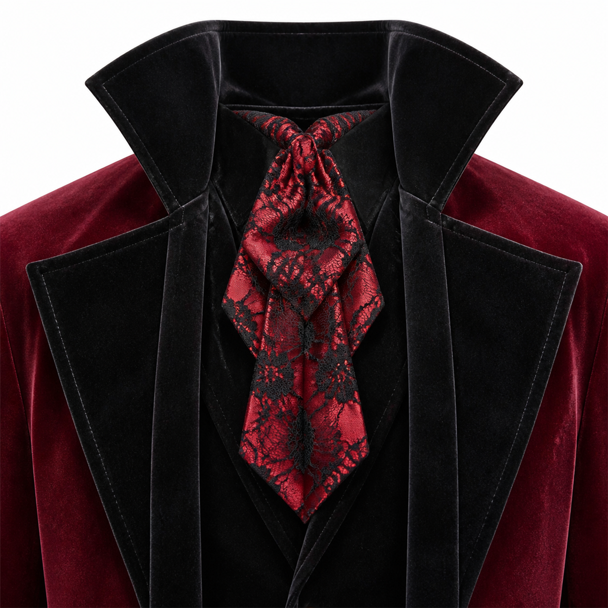 ✨ Élégance nocturne | Costume de vampire victorien pour homme - présentation 6
