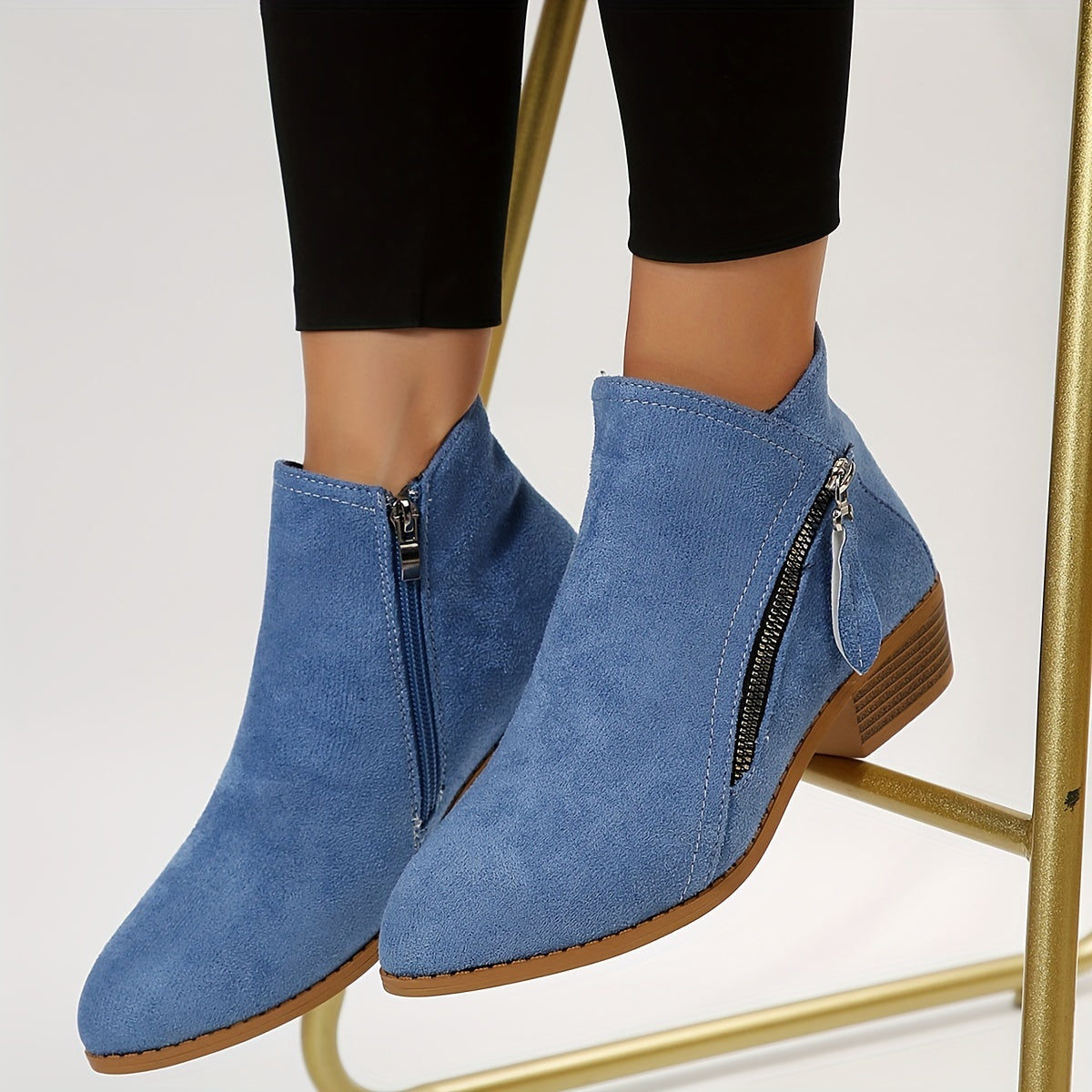 Seren Double-Zip Ankle Boots view 9