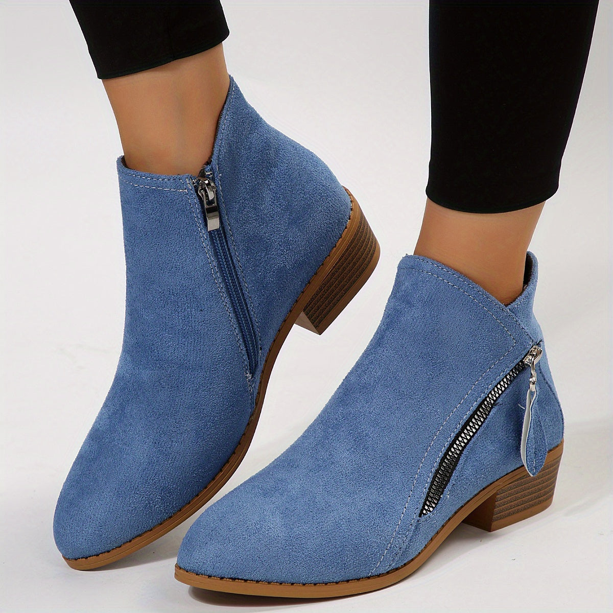 Seren Double-Zip Ankle Boots view 8