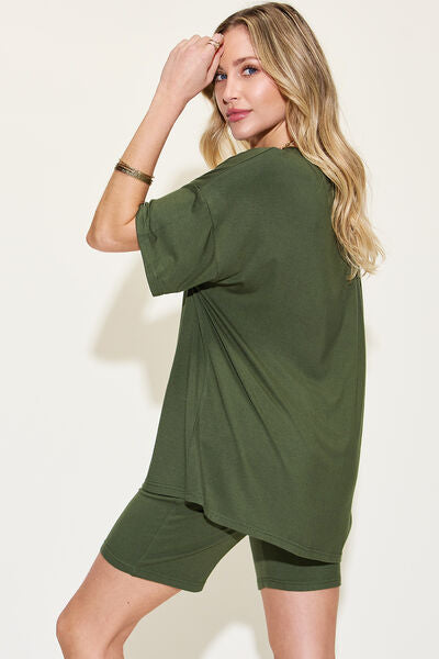 Brown rayon lounge set detail 1