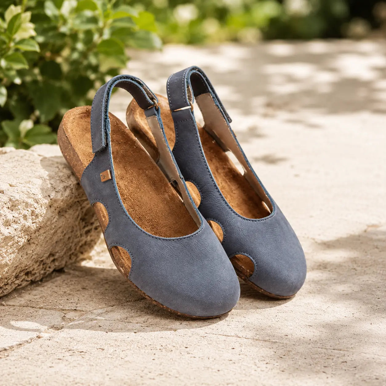Cutout slingback flat: Original Gray Product View