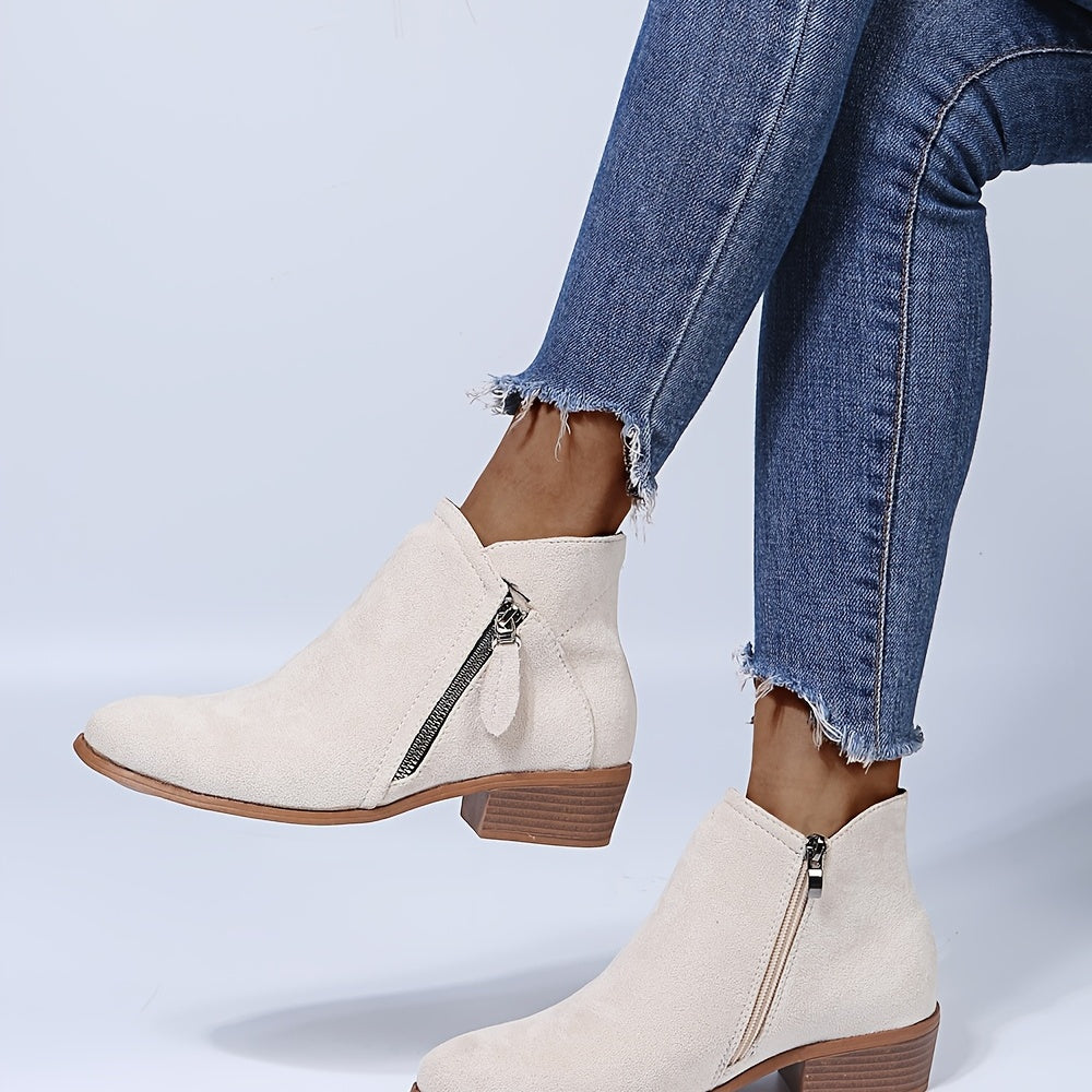 Seren Double-Zip Ankle Boots view 3
