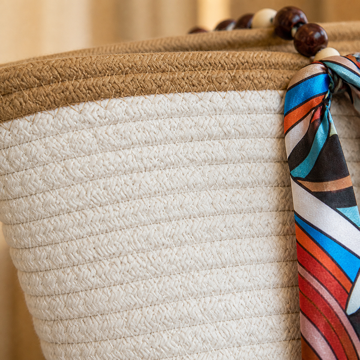 Coastal Weave tote real-life look 3