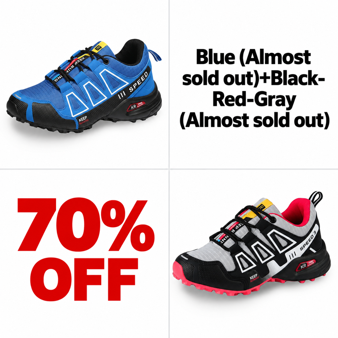 Blue (Almost sold out)+Black-Red-Gray (Almost sold out) | 70% OFF