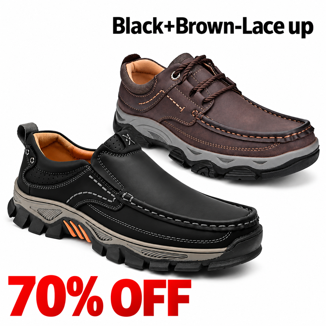 Black+Brown-Lace up | 70% OFF
