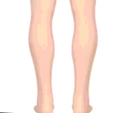 Illustration animée de l'ajustement de la jambe inférieure