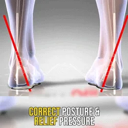 Concept d'ajustement de la posture et du talon animé