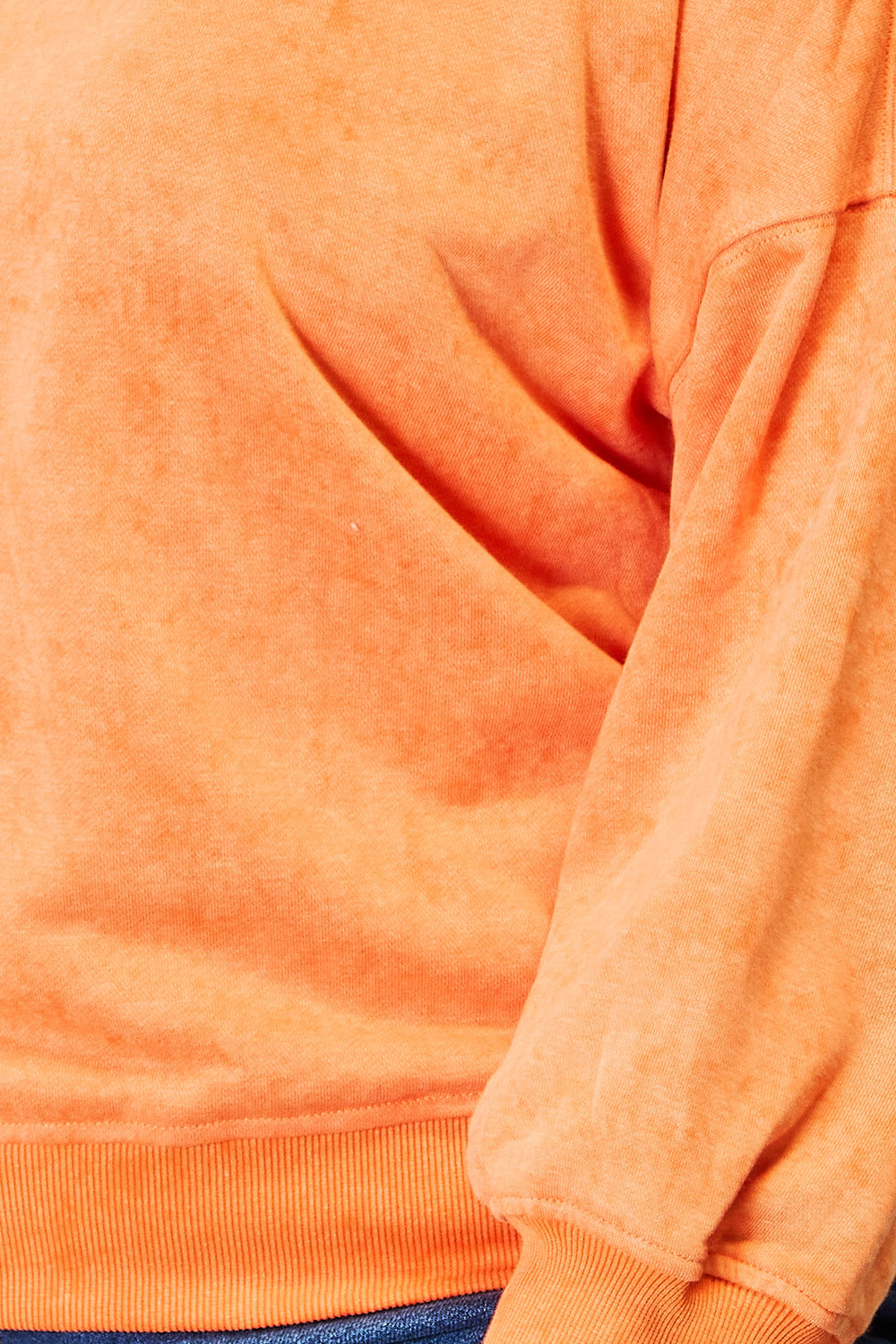 Pumpkin drop-shoulder sweatshirt 8