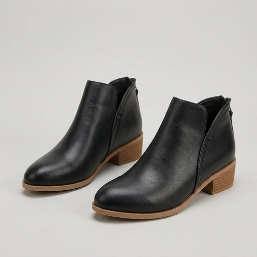 Women's V-Cut Side-Zip Ankle Boots view 9