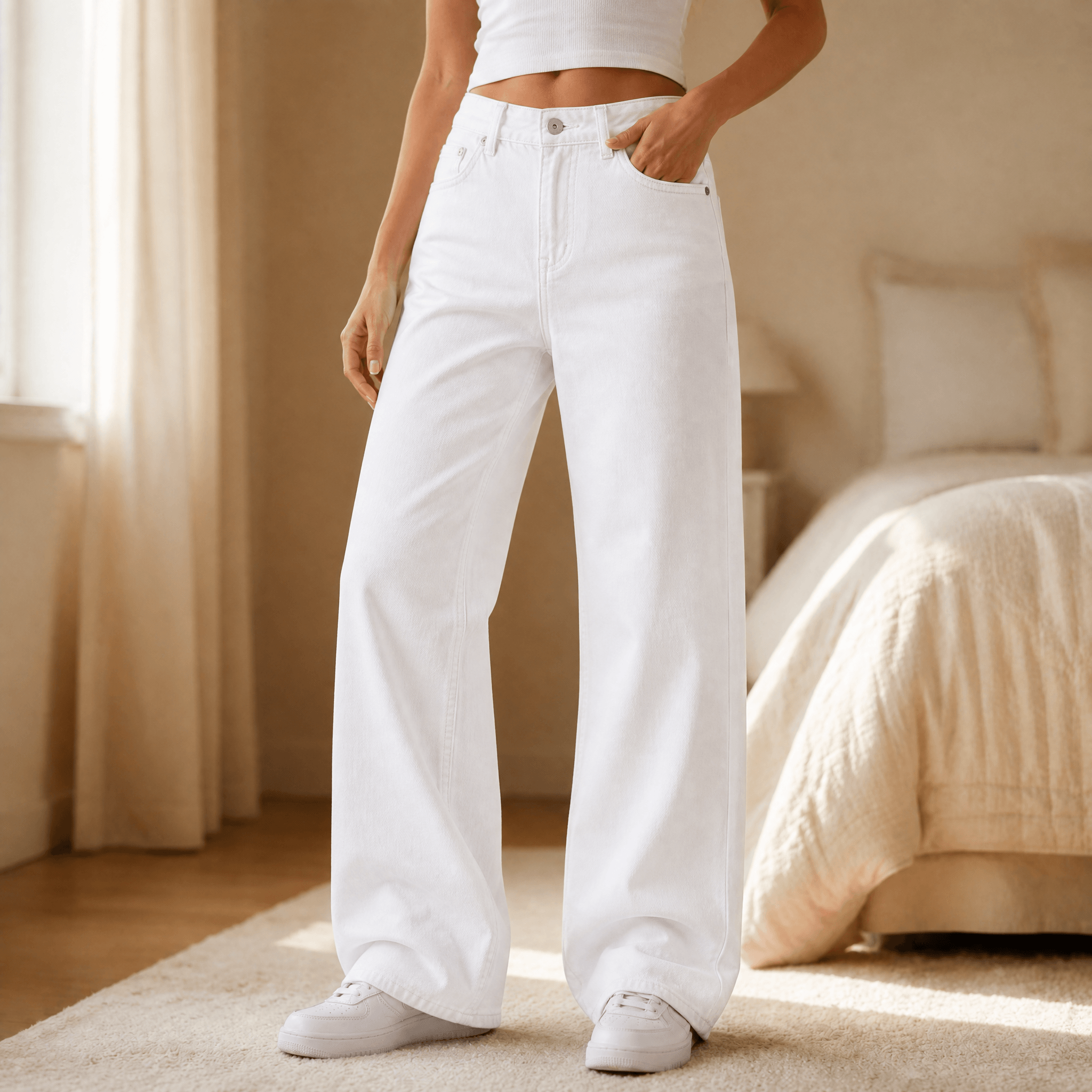 Women's Vintage Relaxed-Fit Wide-Leg Jeans