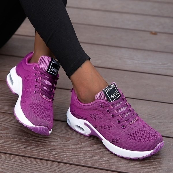 Make room for purple. On-foot product styling.