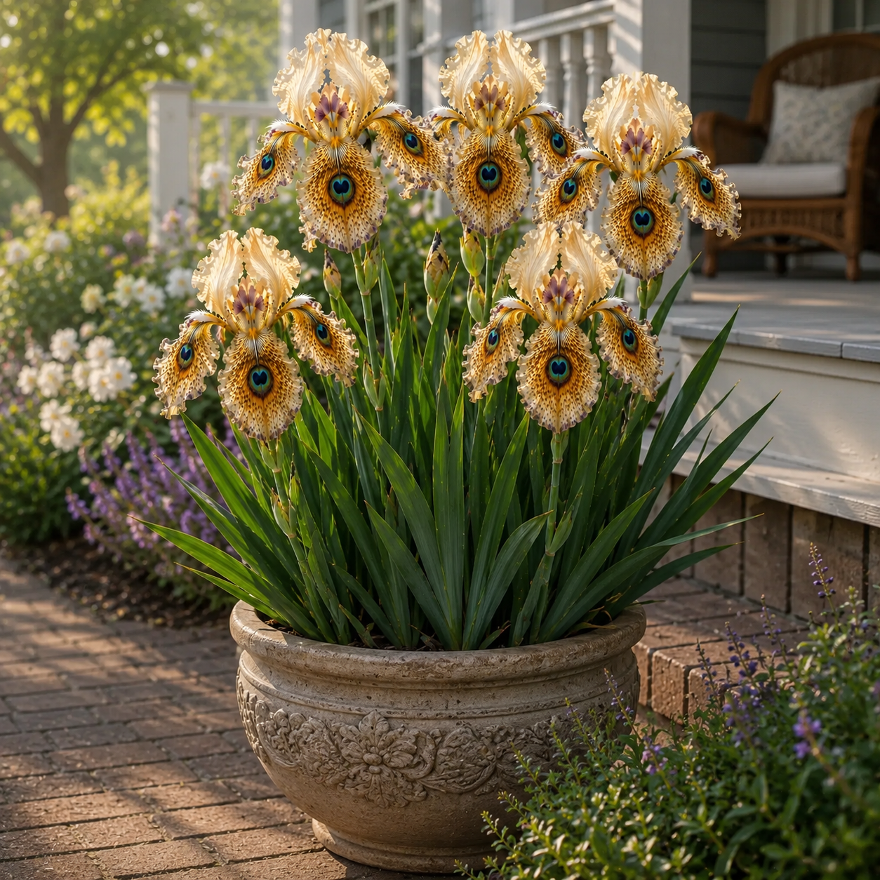 🦚 Peacock Eye Iris Bulb Series-#2 Cream