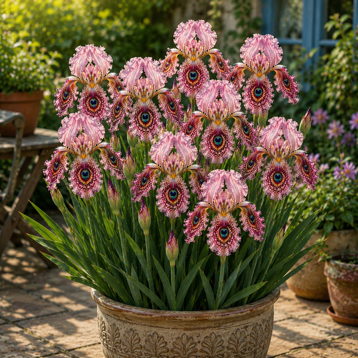 🦚 Peacock Eye Iris Bulb Series-#8 Blush Pink