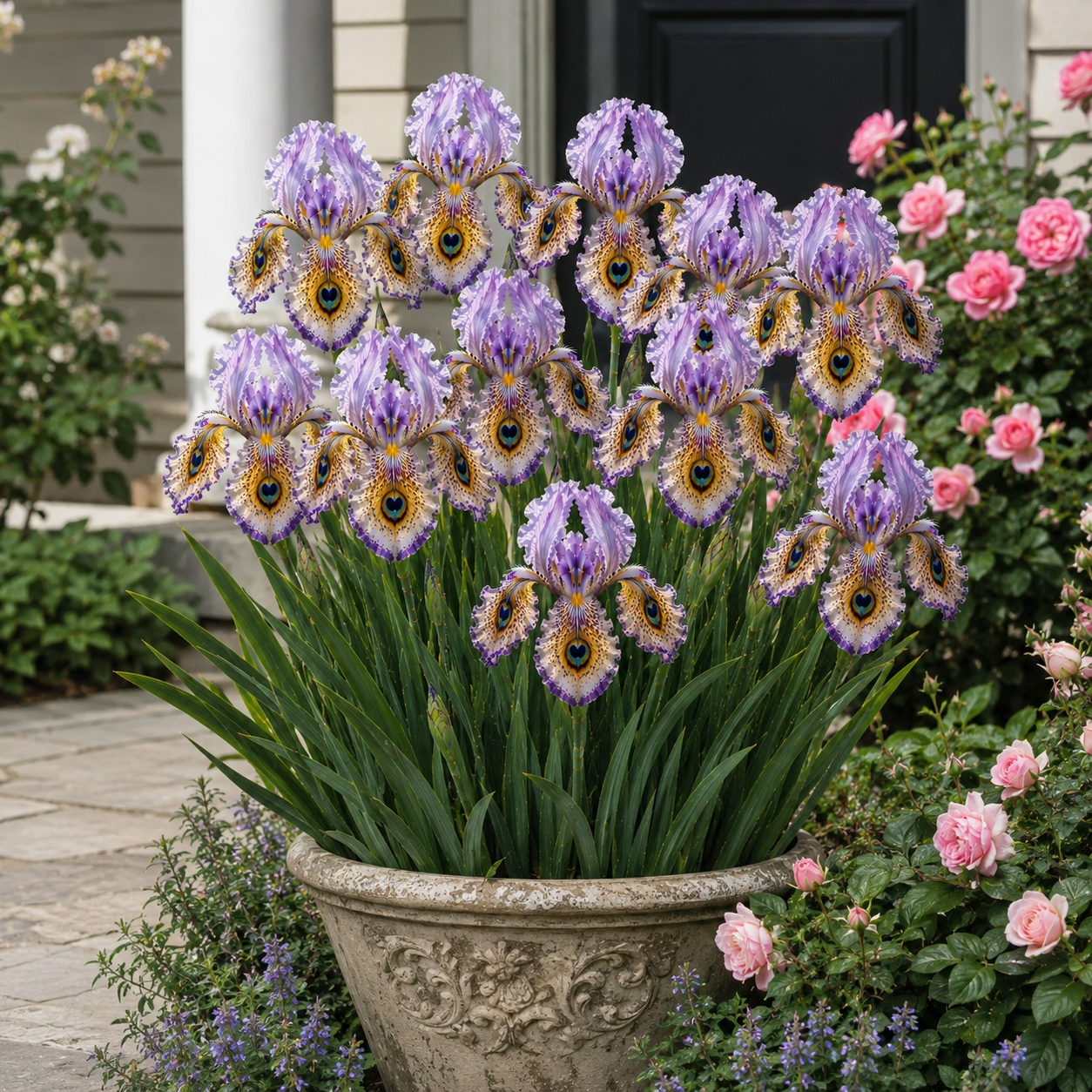 🦚 Peacock Eye Iris Bulb Series-#6 Light Lavender