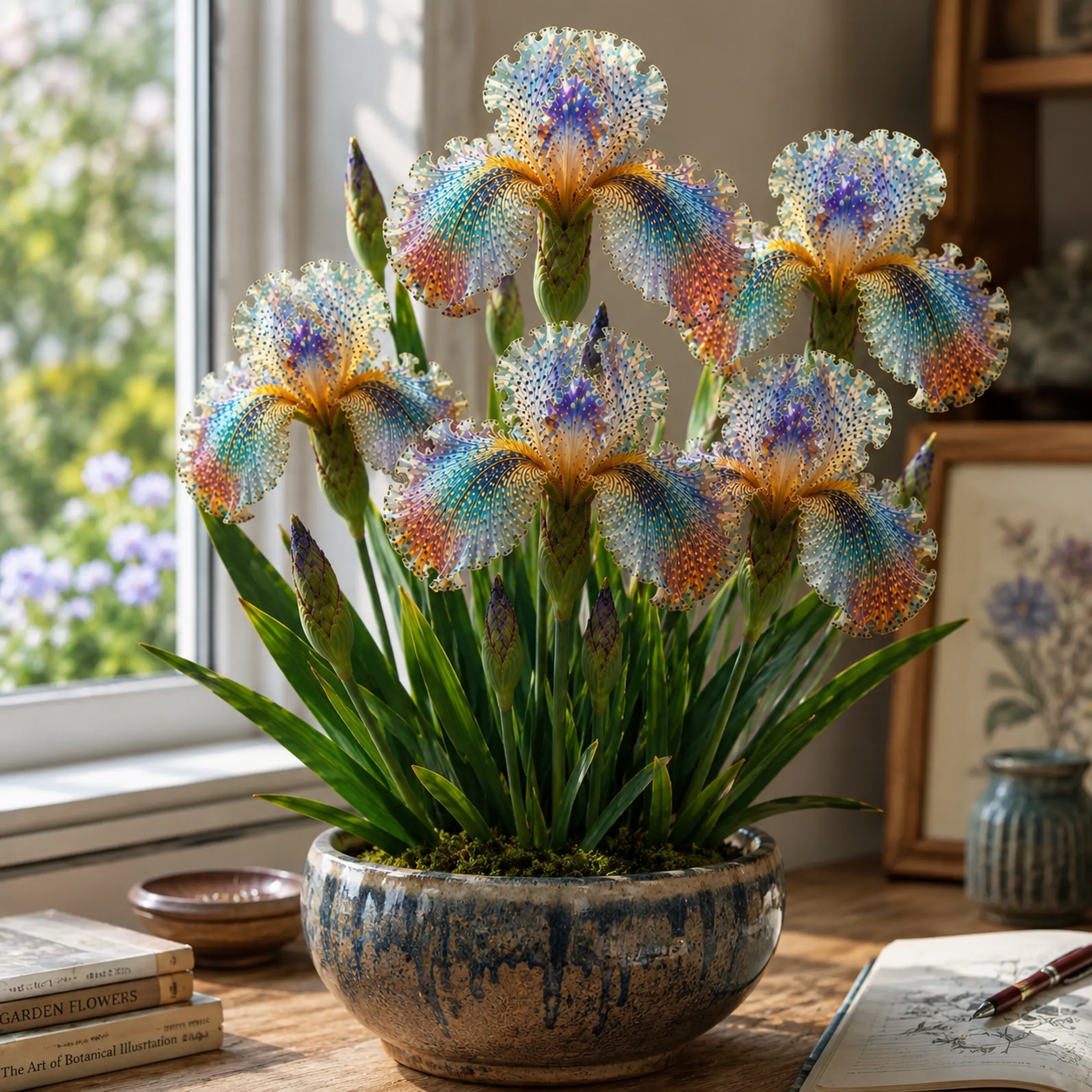🌸Rare Tropical Fish Iris Bulb Series—#8 Guppy