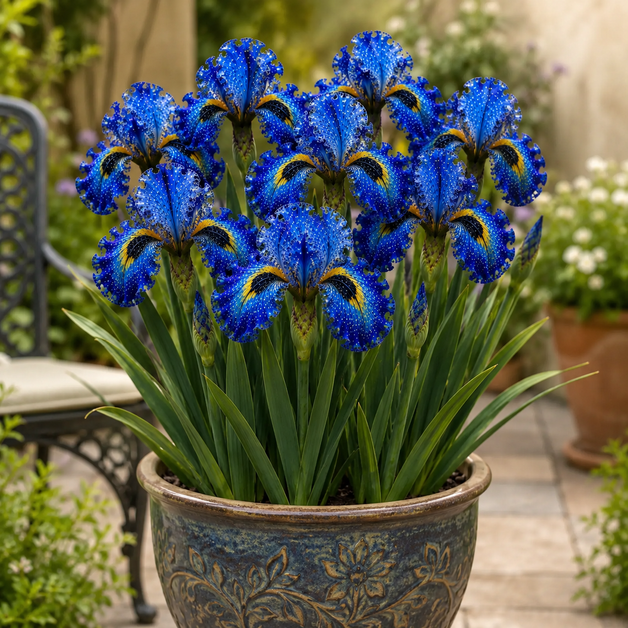 🌸Rare Tropical Fish Iris Bulb Series – #5 Blue Tang