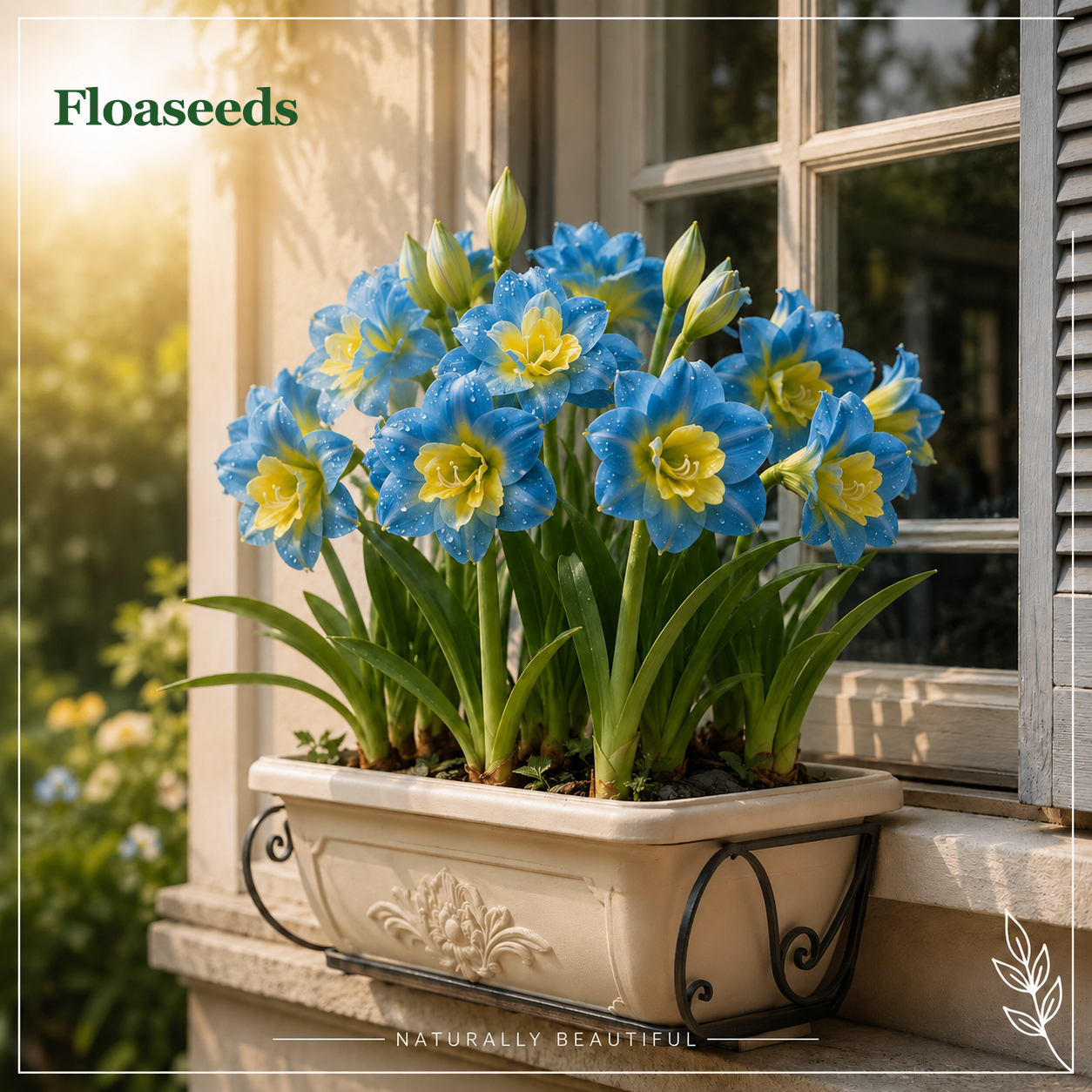 🦋Giant Double-Flowered Amaryllis(Hippeastrum)  Bulbs –🌺 The flowers are brilliant and long-lasting.