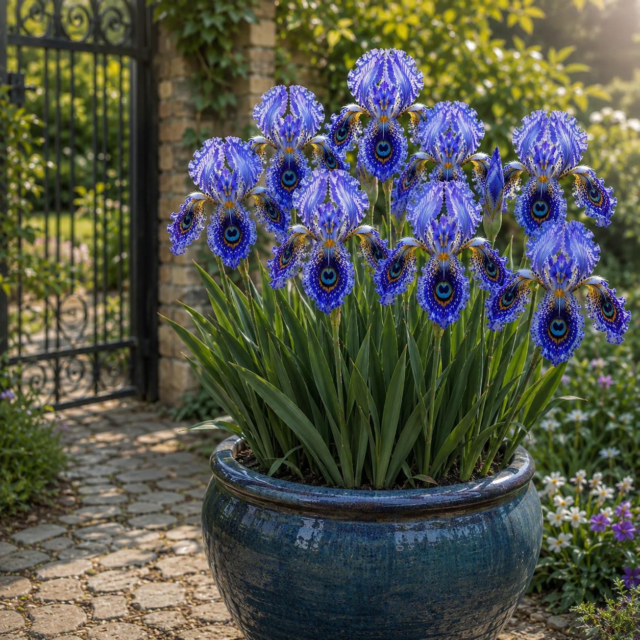 🦚 Peacock Eye Iris Bulb Series-#1 Blue Purple