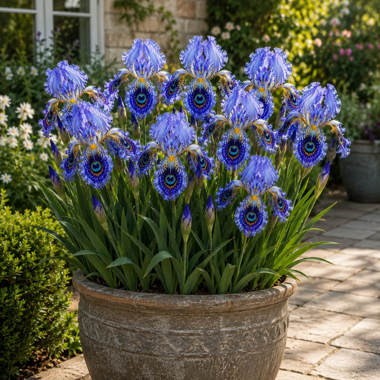 🦚 Peacock Eye Iris Bulb Series-#1 Blue Purple