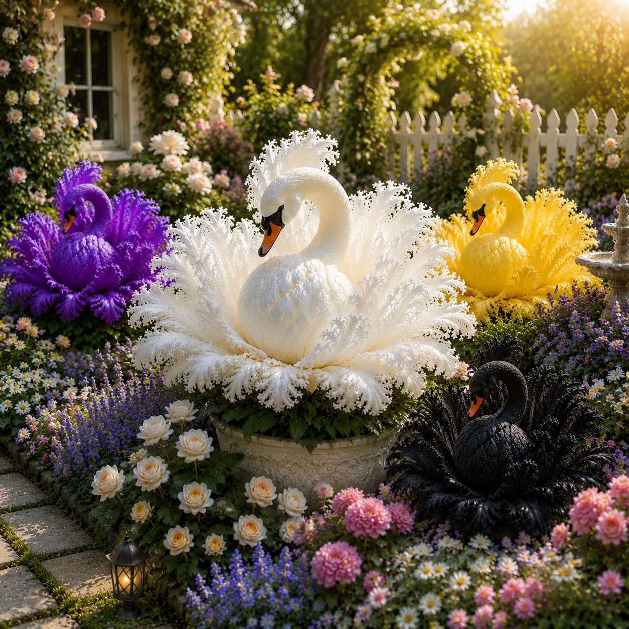 🦢Rare Swan Flower Bulbs
