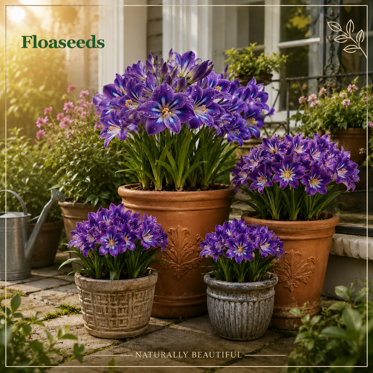🦋Giant Double-Flowered Amaryllis(Hippeastrum)  Bulbs –🌺 The flowers are brilliant and long-lasting.