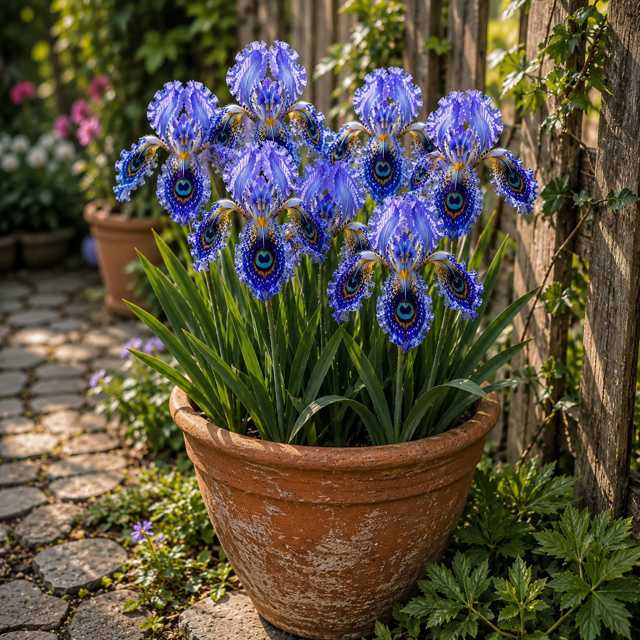 🦚 Peacock Eye Iris Bulb Series-#1 Blue Purple