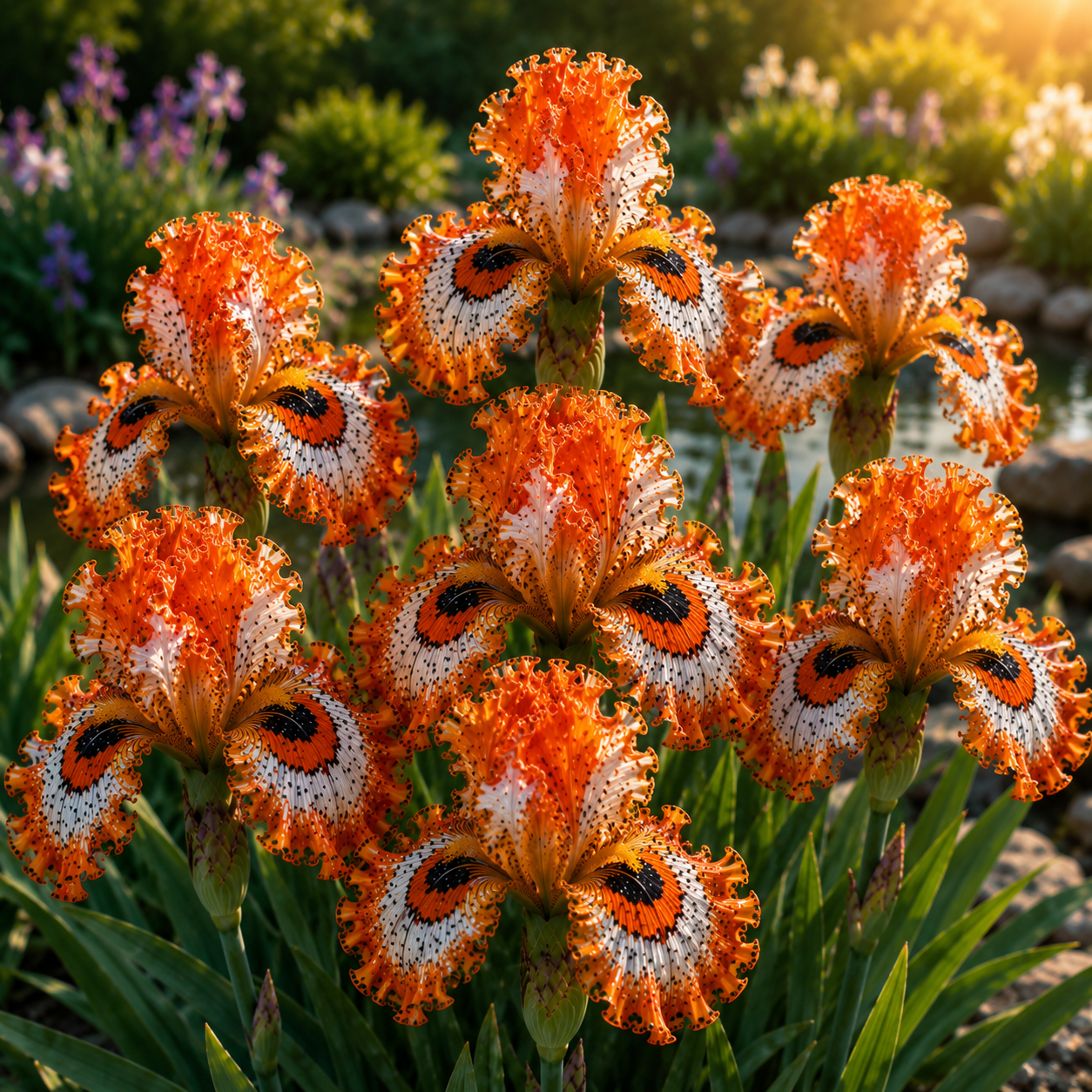 🐠Rare Tropical Fish Iris Bulbs – 🌸Blooms That Look Like Living Underwater Art
