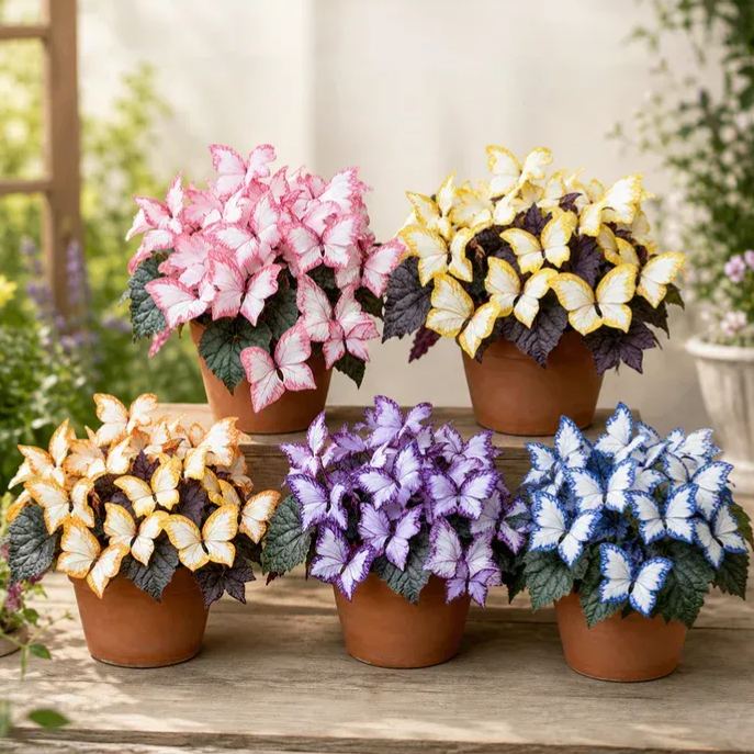 🦋 🌸Begonia Seeds 🌱 Fast Growing & Long-Lasting Flowers