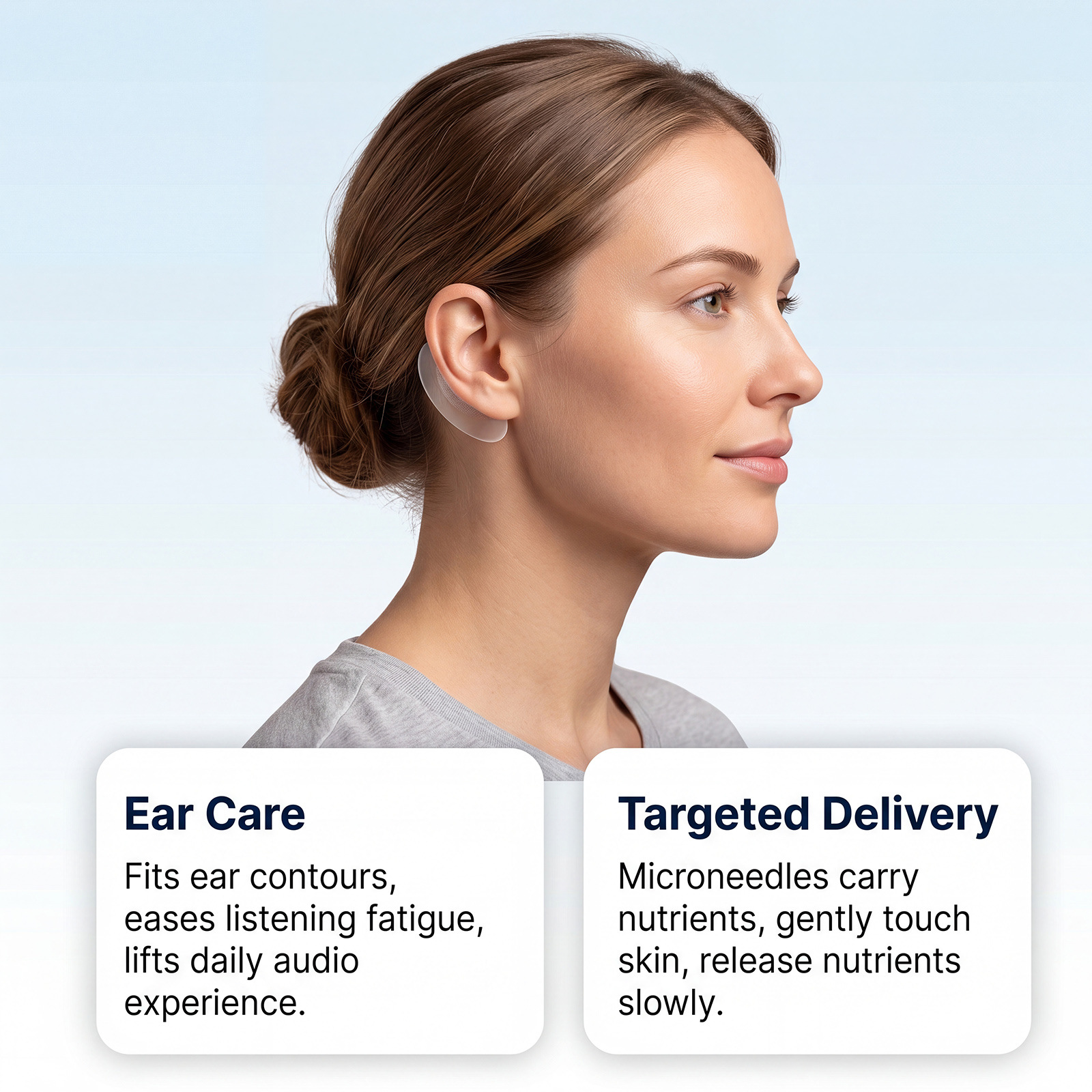 [Gentle Formula Ear Contour Patches For Convenient Daily Care