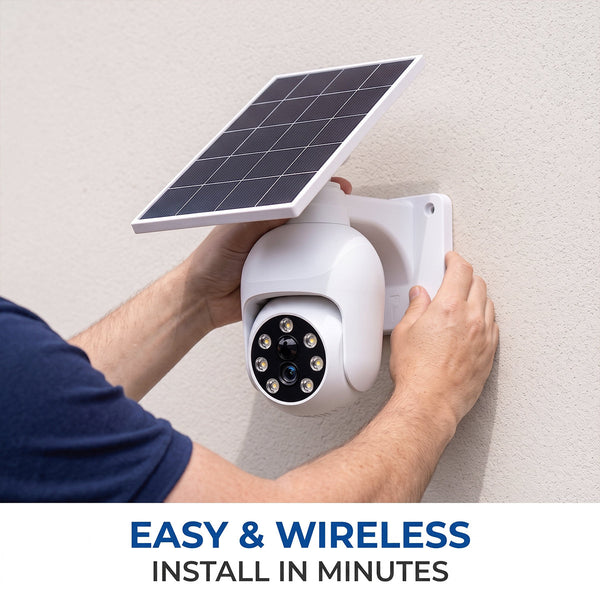 Solar Powered Outdoor Courtyard Lights, Intelligent Human Body Sensing Lighting, Simulation Monitoring Cameras, Street Lights