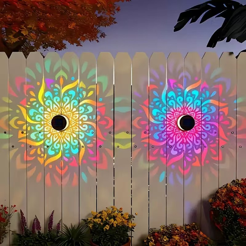 Mandala Projection Wall Sconce