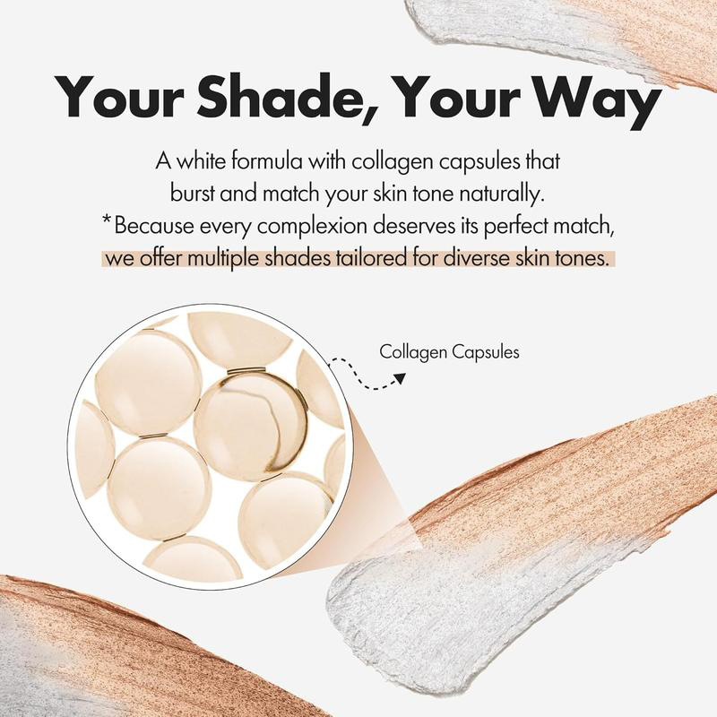 2-in-1 Color-changing Foundation Stick With Dual-ended Brush