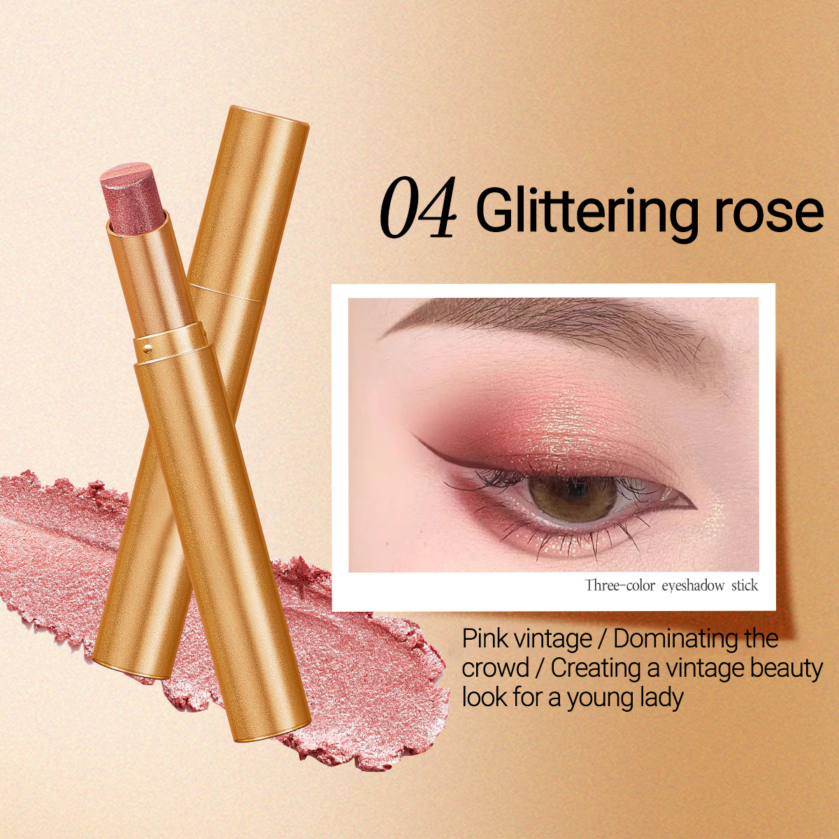 【Radiant Tri-color Eyeshadow Stick
