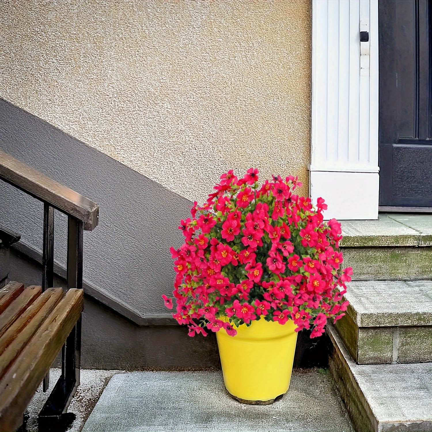 【All Season Artificial Flower Stakes Indoor & Outdoor】