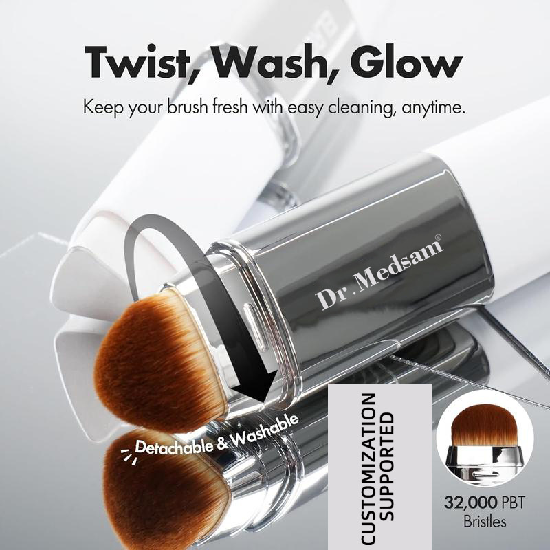 2-in-1 Color-changing Foundation Stick With Dual-ended Brush