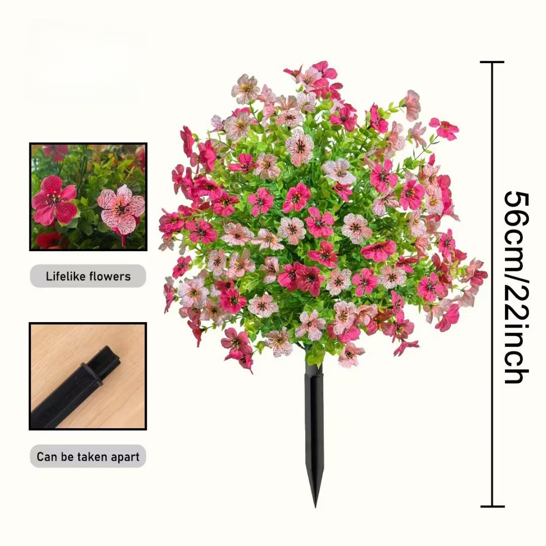 【All Season Artificial Flower Stakes Indoor & Outdoor】