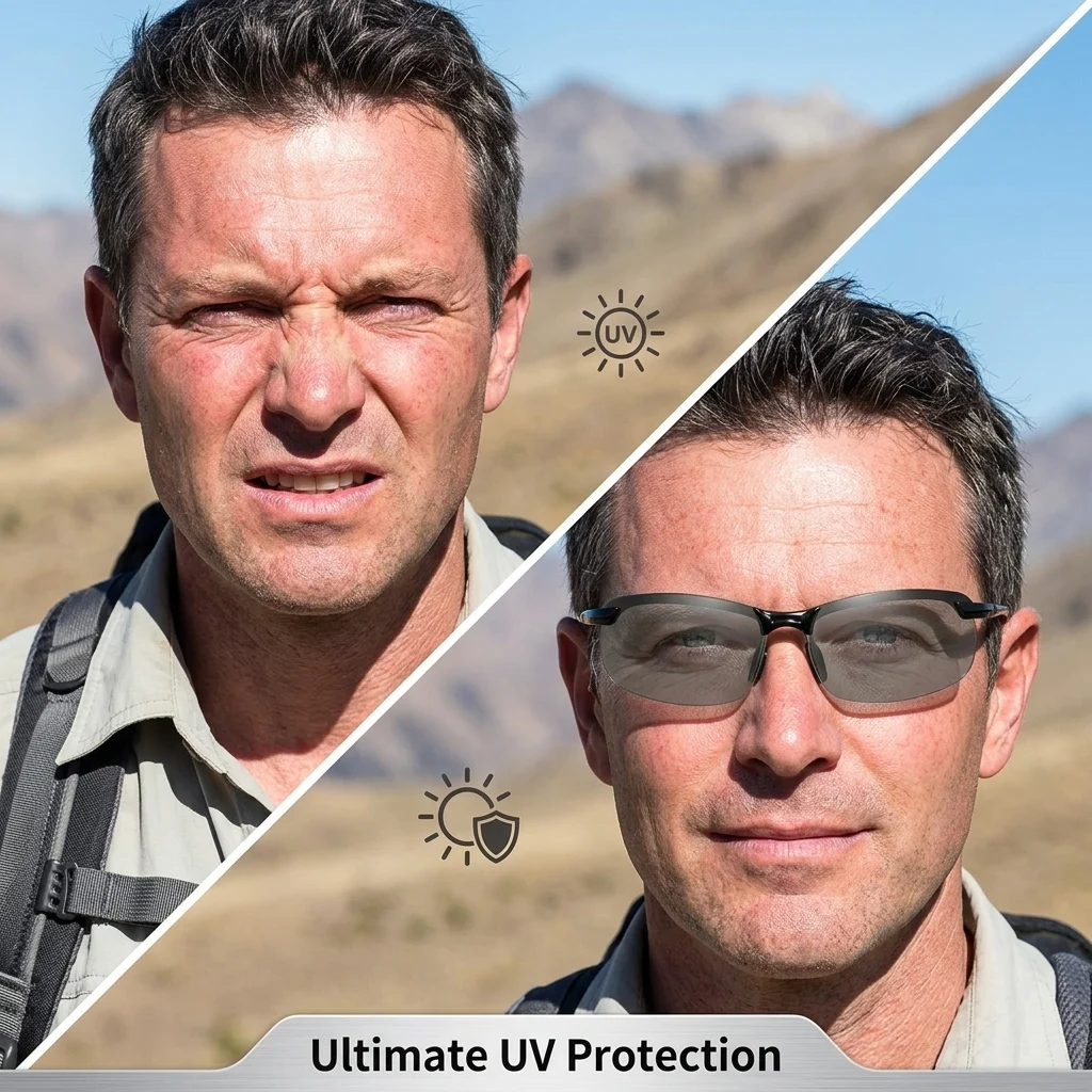 🕶️High-Tech Smart Glasses: Featuring infrared see-through capabilities, UV and blue light protection, and anti-glare/anti-reflective properties. They are dustproof and windproof, with impact-resistant, shatterproof lenses. Designed to help correct myopia