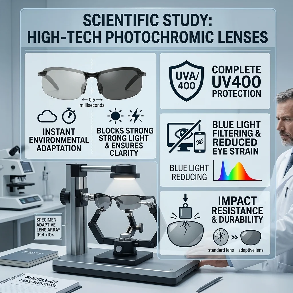 🕶️High-Tech Smart Glasses: Featuring infrared see-through capabilities, UV and blue light protection, and anti-glare/anti-reflective properties. They are dustproof and windproof, with impact-resistant, shatterproof lenses. Designed to help correct myopia