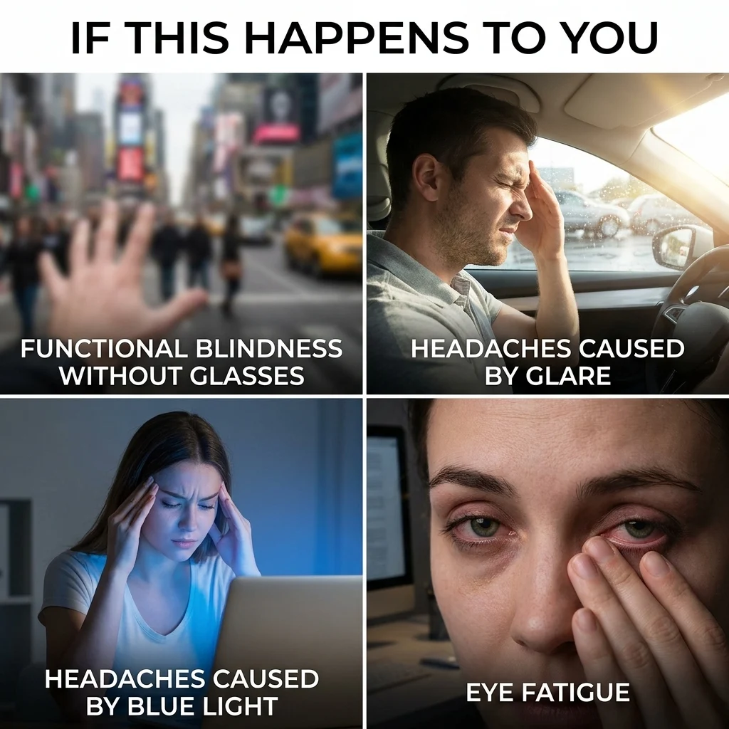 🕶️High-Tech Smart Glasses: Featuring infrared see-through capabilities, UV and blue light protection, and anti-glare/anti-reflective properties. They are dustproof and windproof, with impact-resistant, shatterproof lenses. Designed to help correct myopia