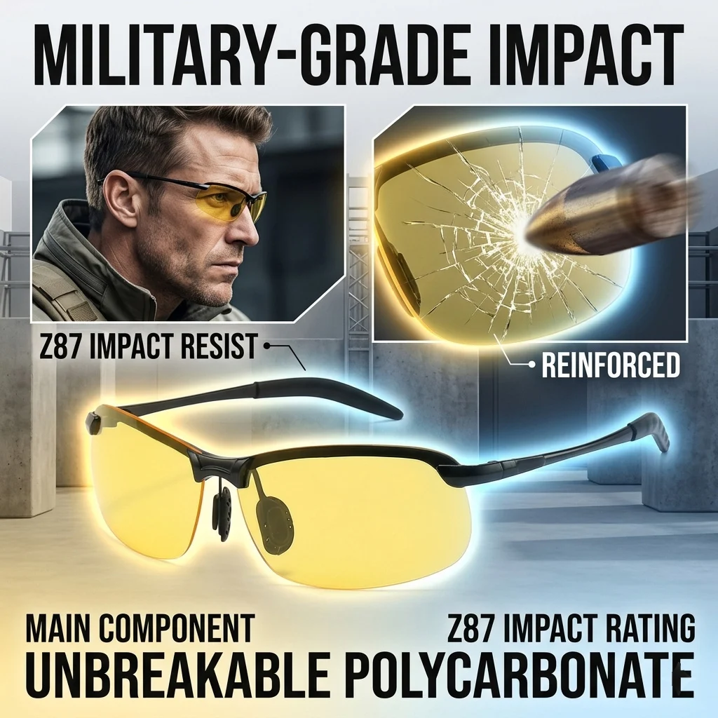 🕶️High-Tech Smart Glasses: Featuring infrared see-through capabilities, UV and blue light protection, and anti-glare/anti-reflective properties. They are dustproof and windproof, with impact-resistant, shatterproof lenses. Designed to help correct myopia