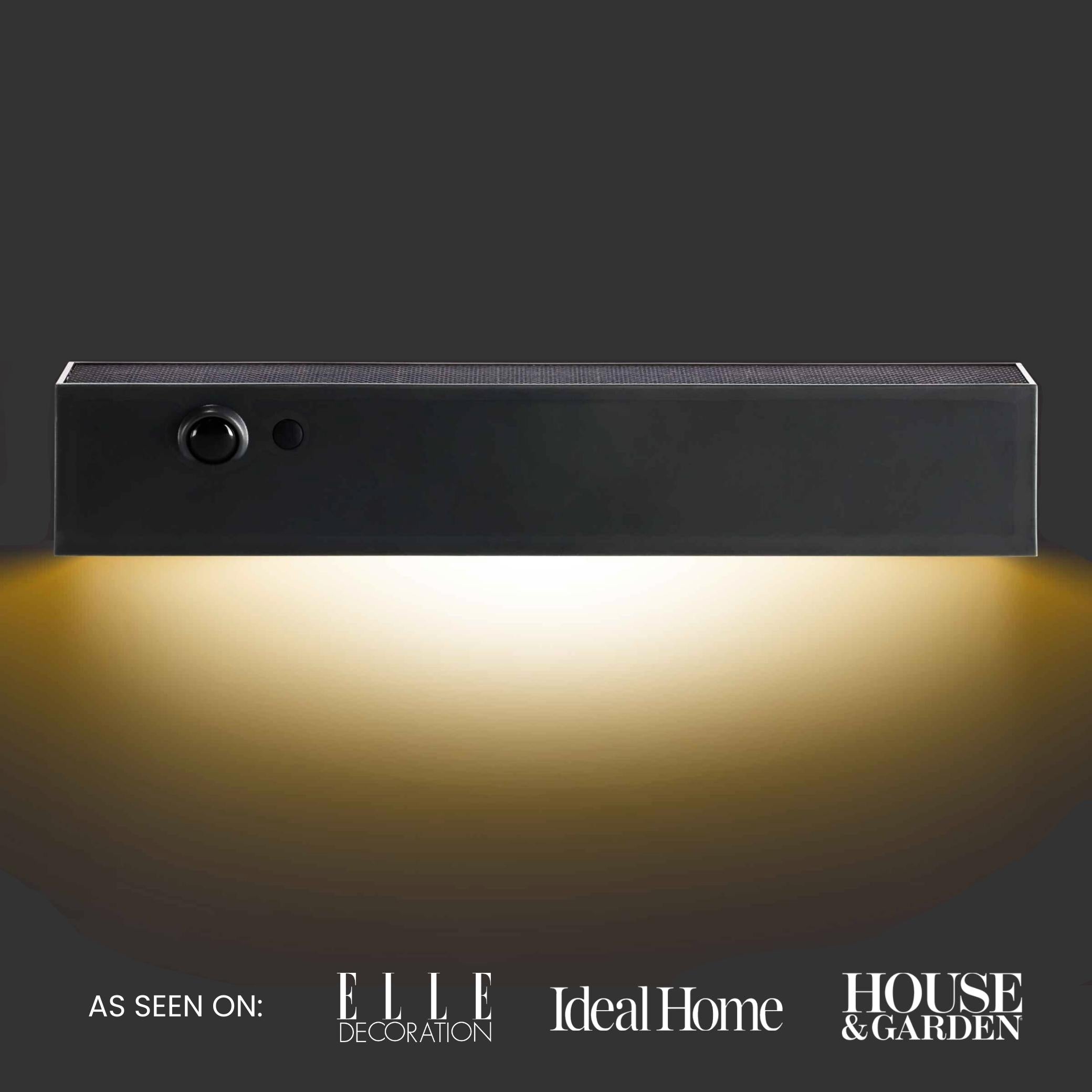 Solar Rectangular Wall Lamp, Outdoor Courtyard Lighting, Street Lamp, Household Garden Waterproof Wall Washing Lamp