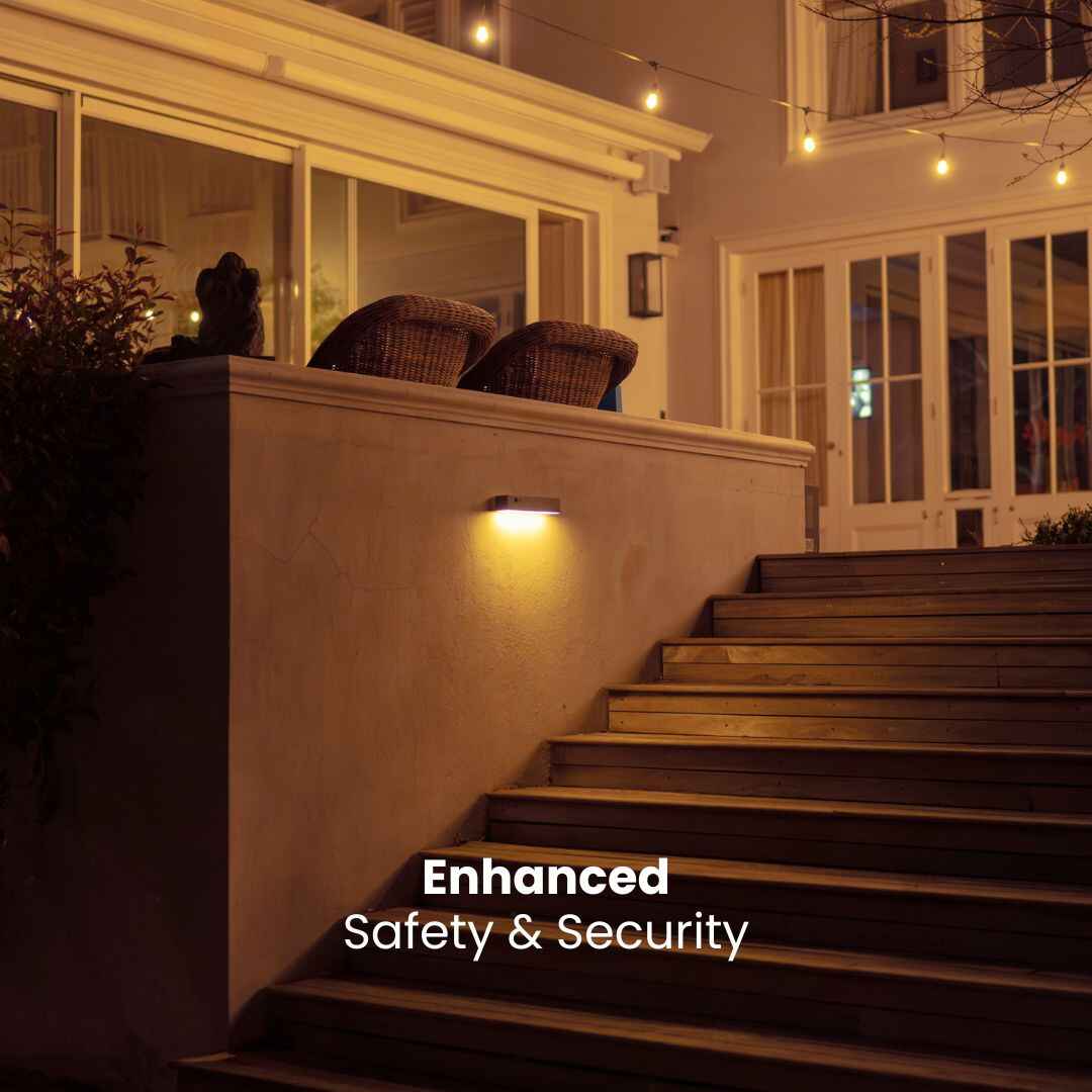 Solar Rectangular Wall Lamp, Outdoor Courtyard Lighting, Street Lamp, Household Garden Waterproof Wall Washing Lamp