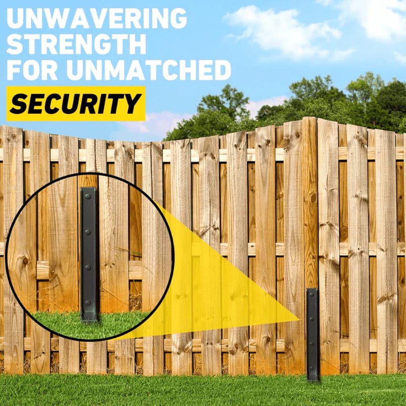 Fence Repair Anchors And Metal Reinforcements For Fences