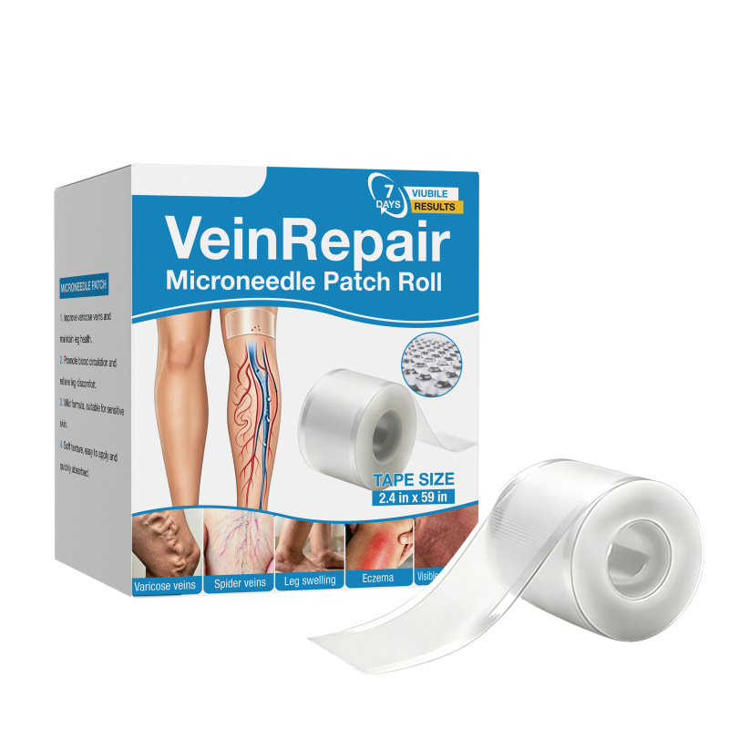 Comfortable, Breathable, And Portable Microneedle Roll-on Patches For Legs