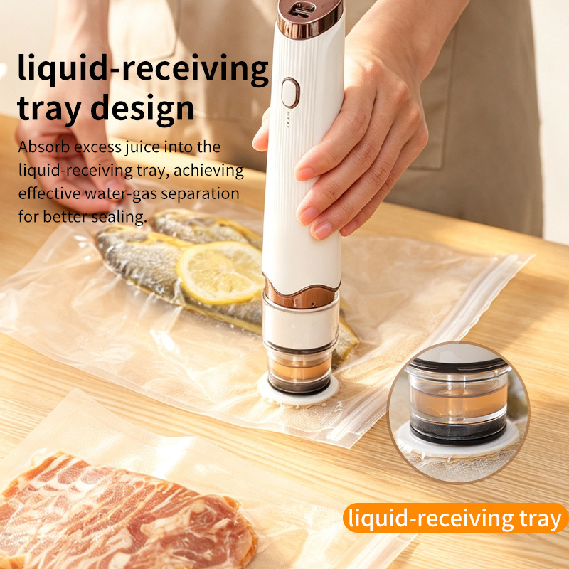 ·Portable Vacuum Pump For Household Food Vacuum Bags