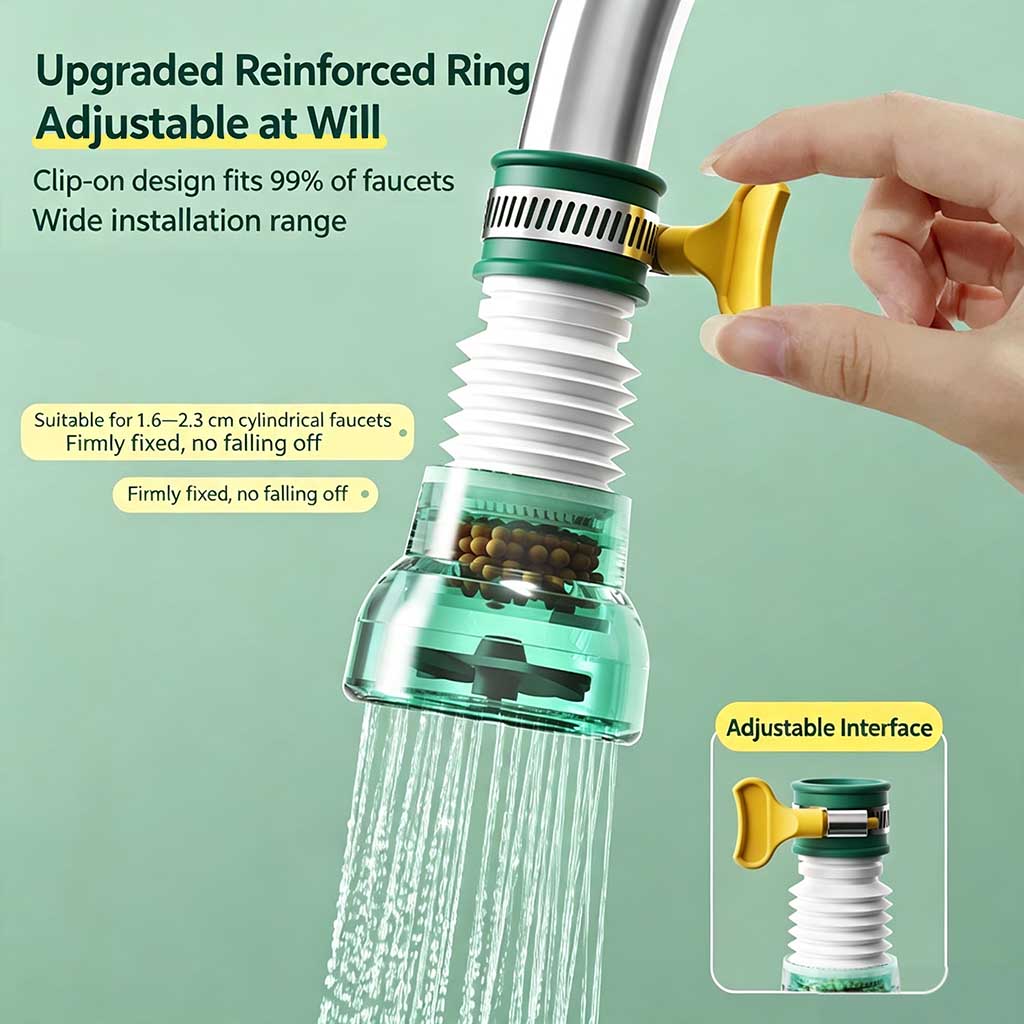 []Faucet Filter, Household Tap Water Purifier, Showerhead